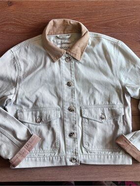 Scotch & Soda  Denim Barn Jean Jacket Corduroy Collar Size:S/P